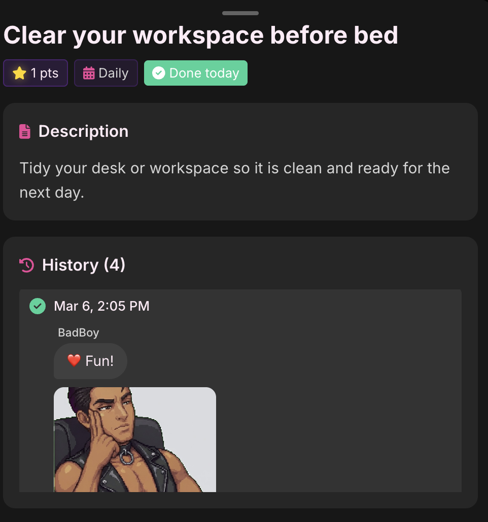 Photo in task details